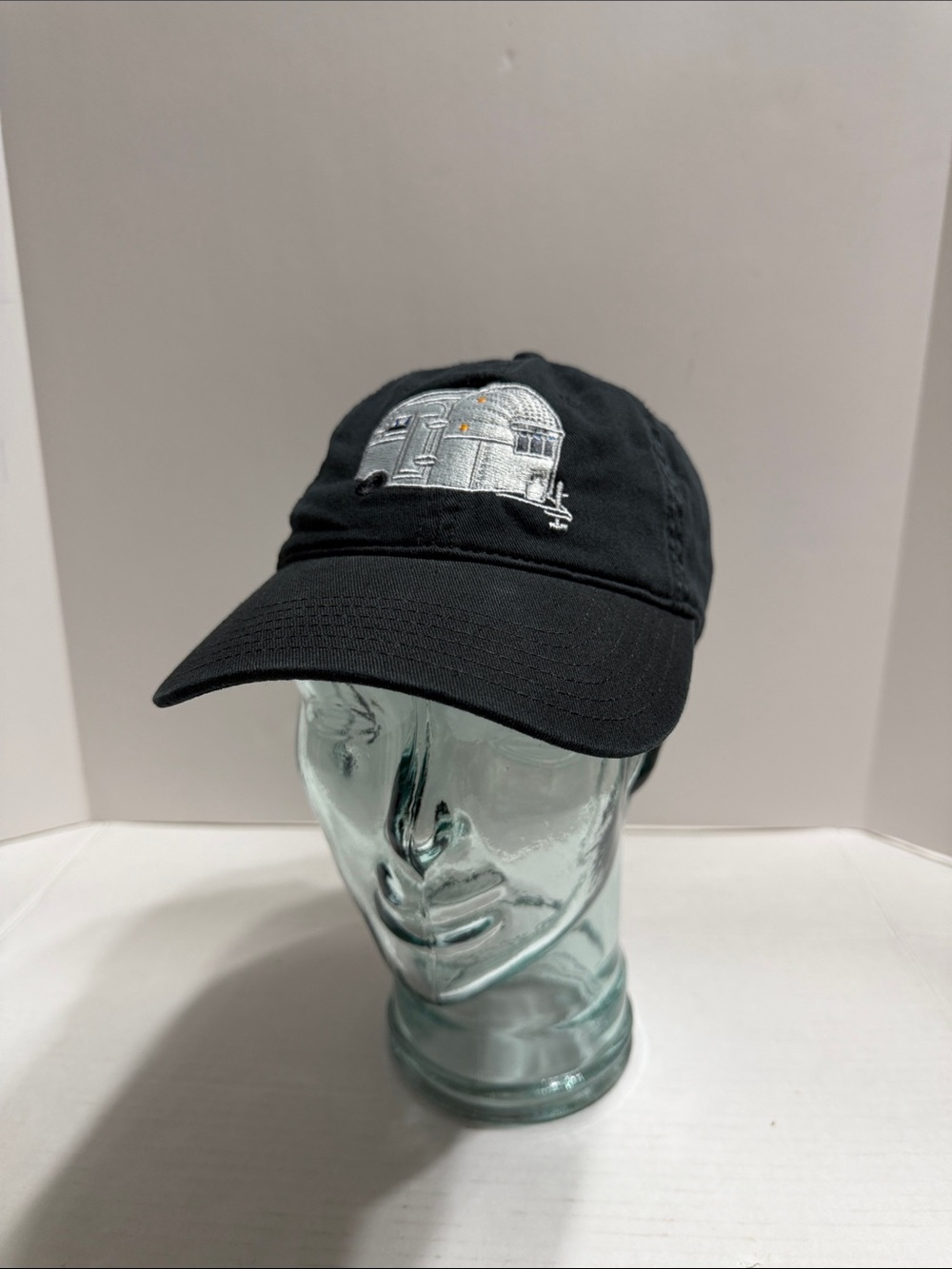 OTTO Black Baseball Cap with Silver Trailer Embroidery
